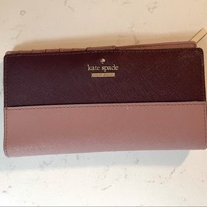 kate spade Colorblocked Slim Bifold Wallet